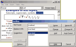 Addict Spell Check and Thesaurus 3 � TRichViewEdit