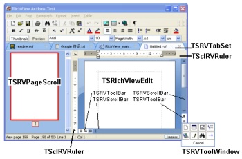 ����� ����������� � ������� ScaleRichView