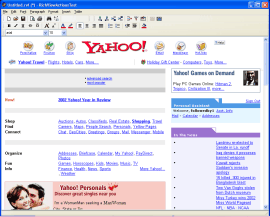 Документ HTML (сайт «Yahoo!»), импортированный в приложение «ActionTest» Документ HTML (сайт «Yahoo!»), импортированный в приложение «ActionTest»