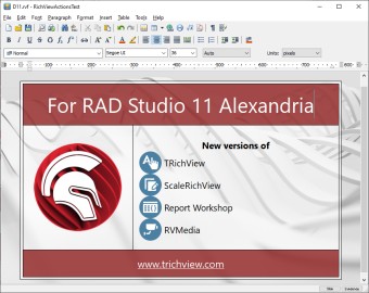  richedit  Embarcadero Delphi 11 Alexandria